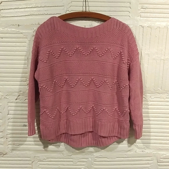 Madewell mauve pink sweater XS loose fit - Picture 2 of 7